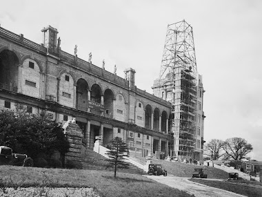 TV mast under construction in 1935 or 1936