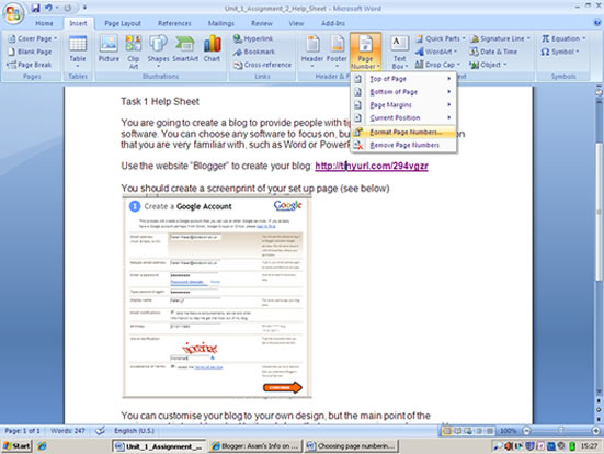 Asam s Info On Microsoft Word