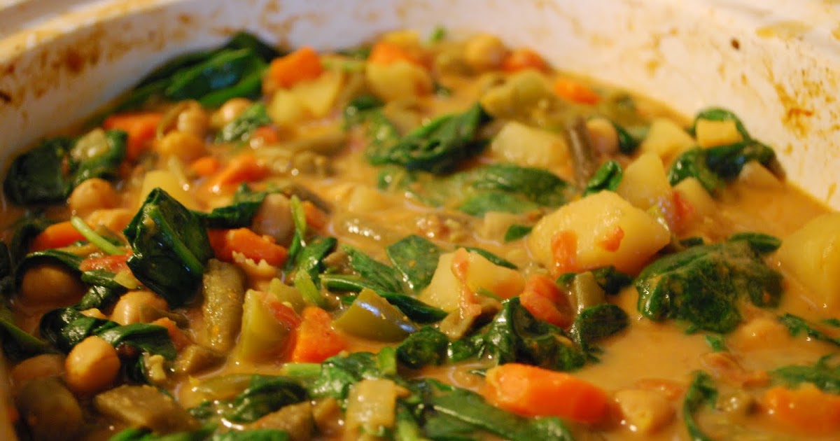 Simply Mangerchine SlowCooker Indian Vegetable Curry