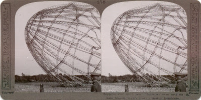 Zeppelin derribado cerca de Colchester, Inglaterra