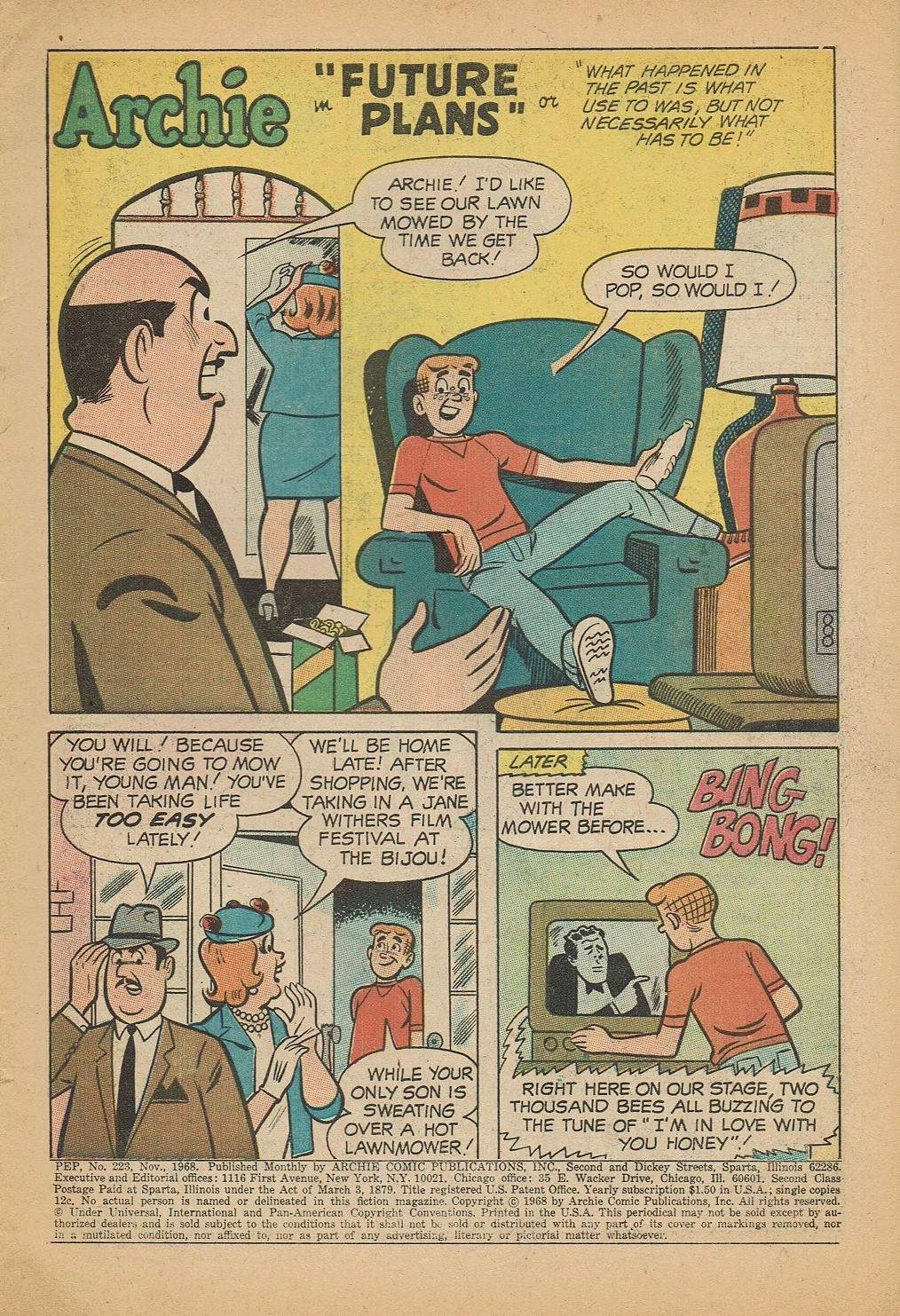 Read online Pep Comics comic -  Issue #223 - 3