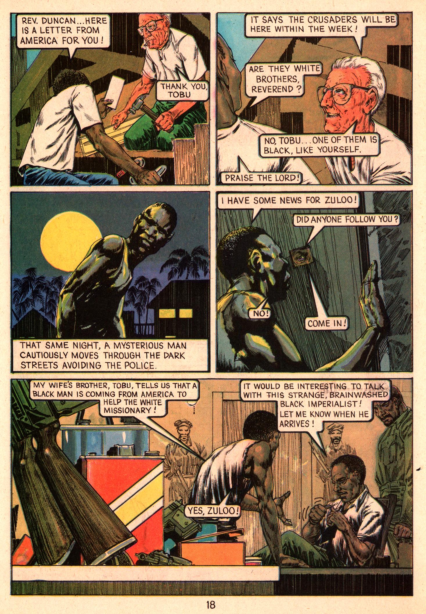 Read online The Crusaders (1974) comic -  Issue #3 - 20