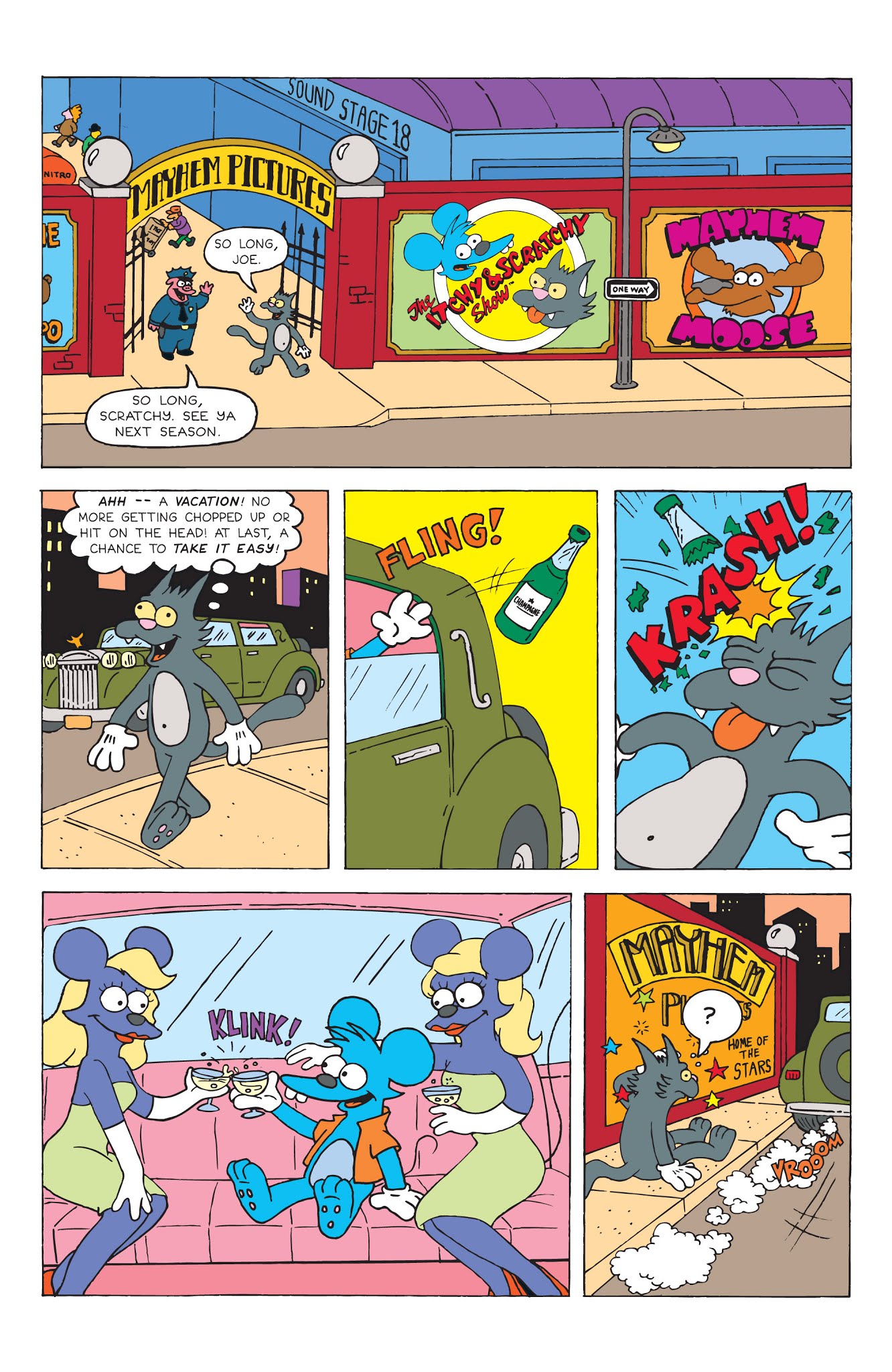 Read online Itchy & Scratchy Comics comic -  Issue #1 - 5