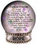 "Forever Friends"  award from a dear friend!