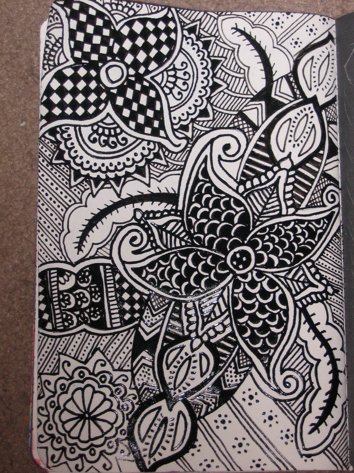 Sharons 365 Day Creative Experiment: Doodle Day 3 & 4