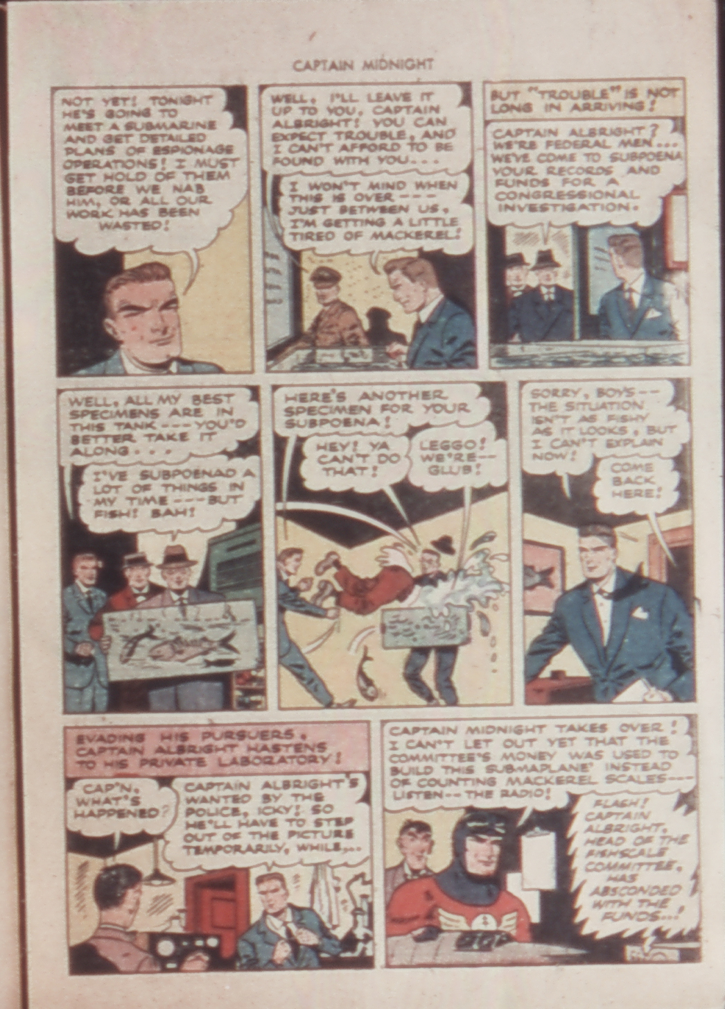 Read online Captain Midnight (1942) comic -  Issue #21 - 17