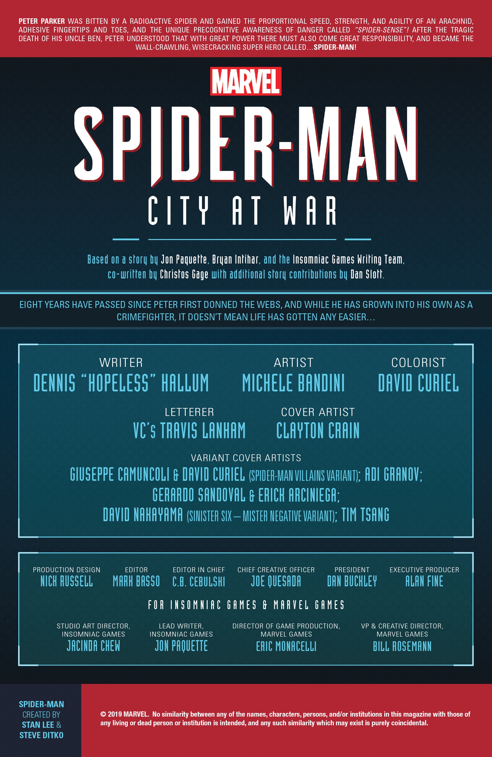 Read online Marvel's Spider-Man: City At War comic -  Issue #1 - 2