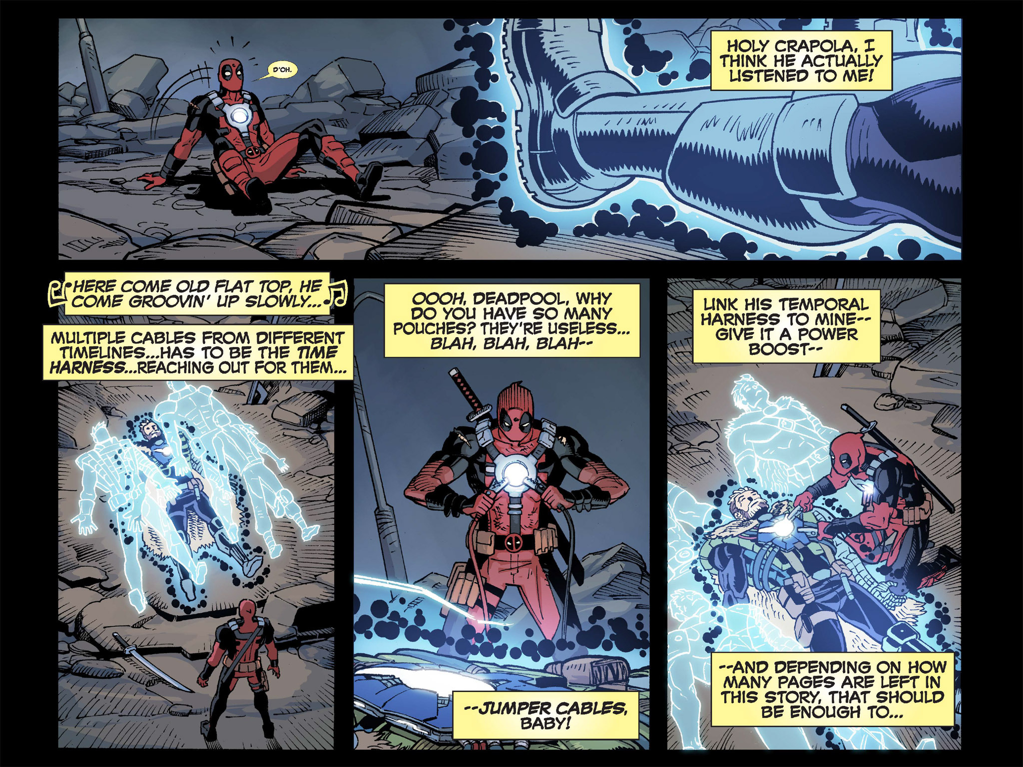 Read online Deadpool & Cable: Split Second Infinite Comic comic -  Issue #6 - 51
