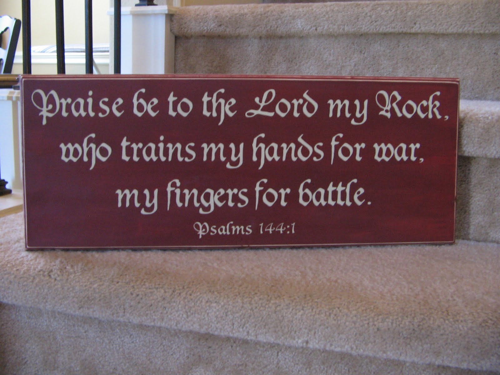 I ll Tell You Where To Stick It Psalms 144 1