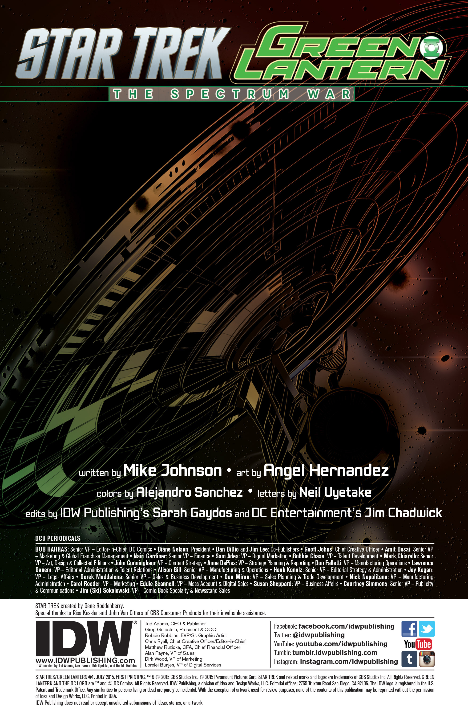 Read online Star Trek/Green Lantern (2015) comic -  Issue #1 - 4