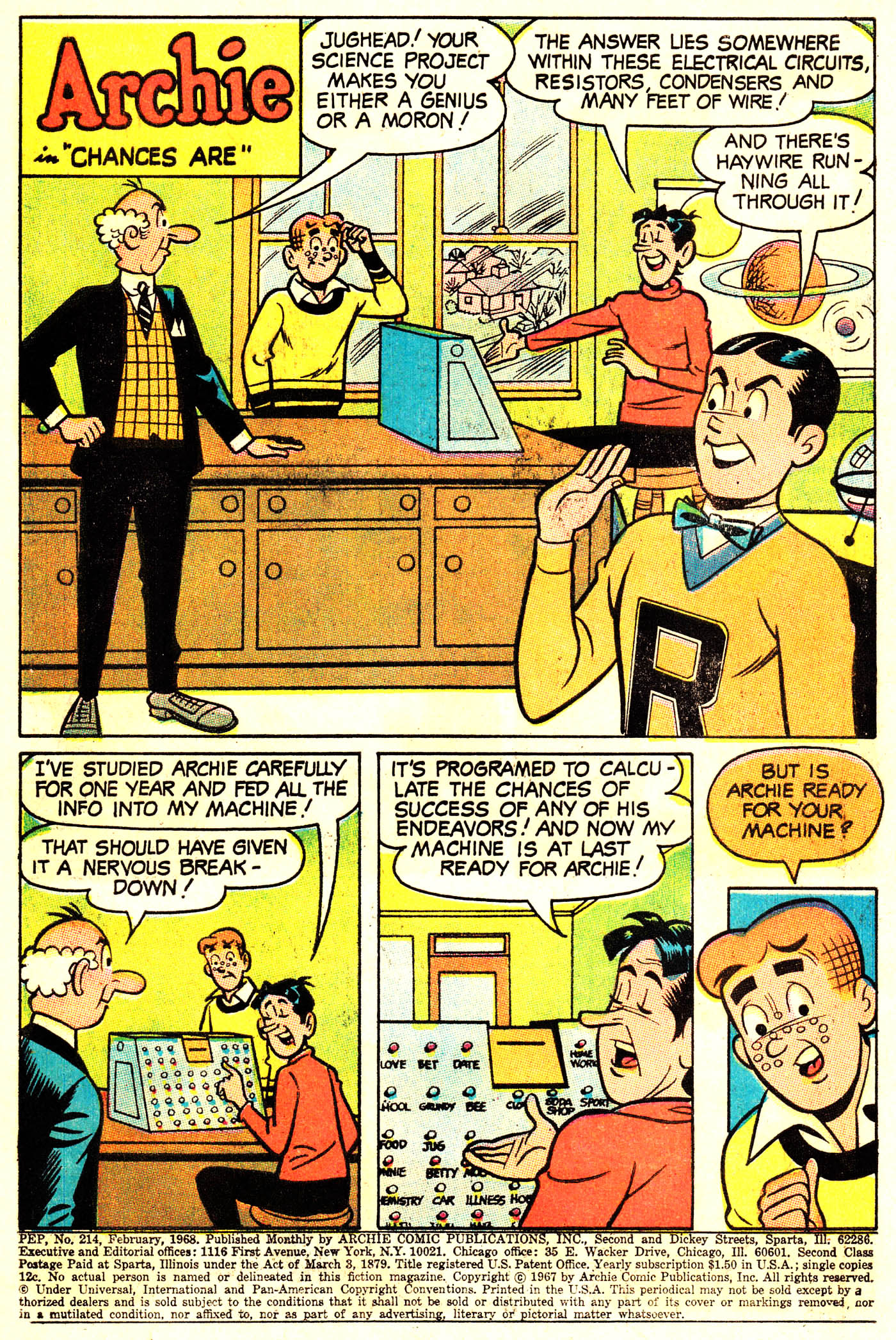 Read online Pep Comics comic -  Issue #214 - 3
