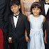 Slumdog Millionaire Child Actors Together With Anthony Hopkins