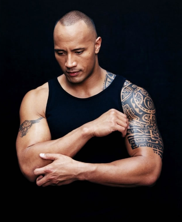 celebrity muscle: Dwayne Johnson(The rock)