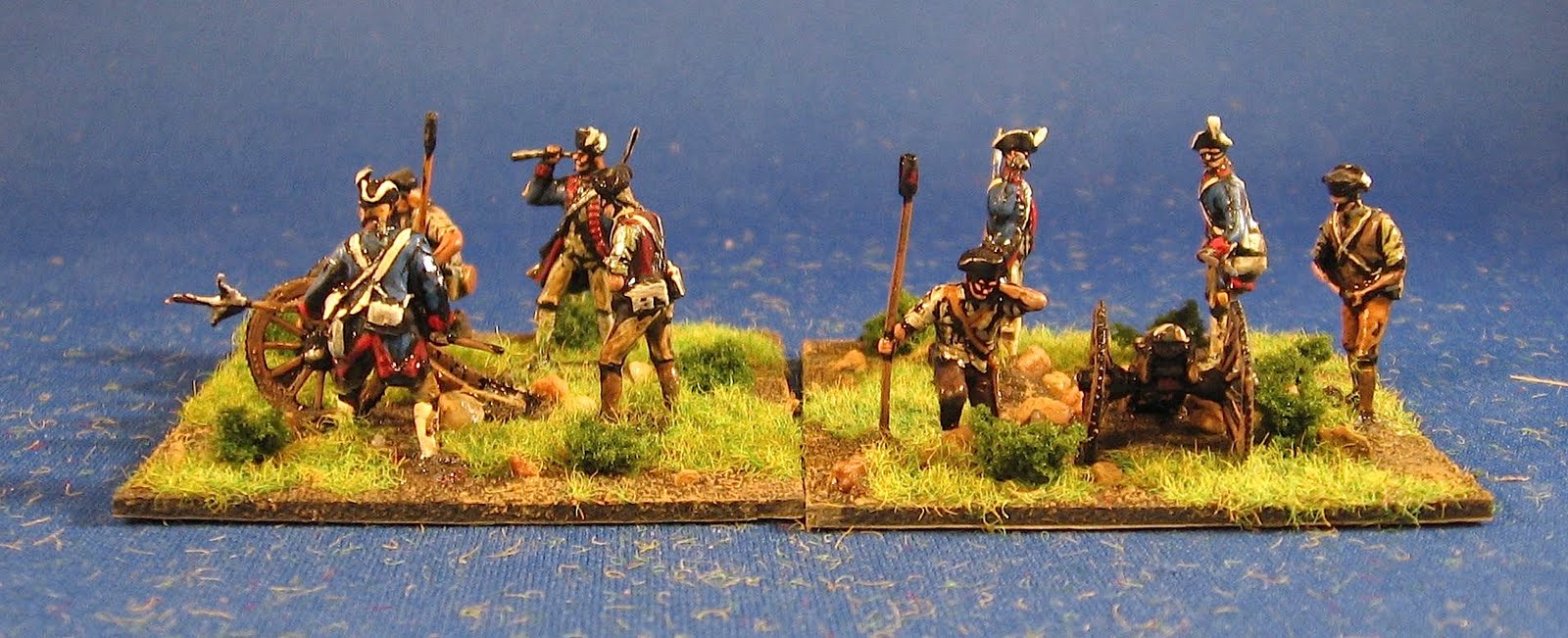 Bob's Miniature Wargaming Blog: AWI 1/72 American DBHx Artillery