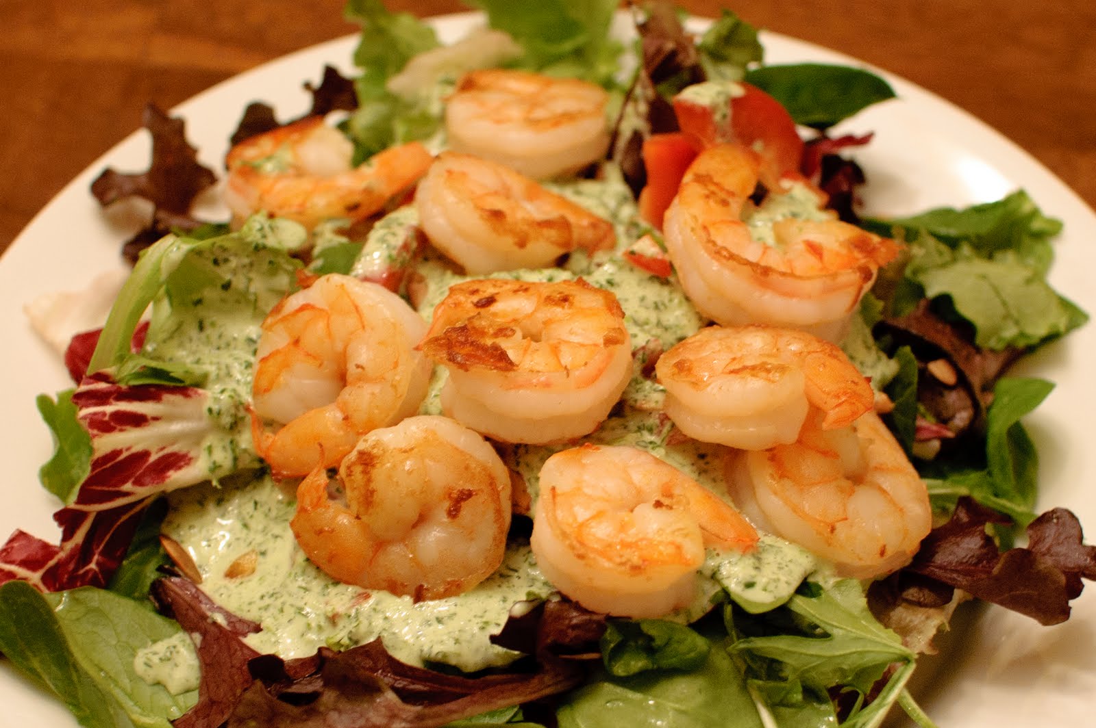 The Frugal Girlmet Green Goddess Salad With Shrimp