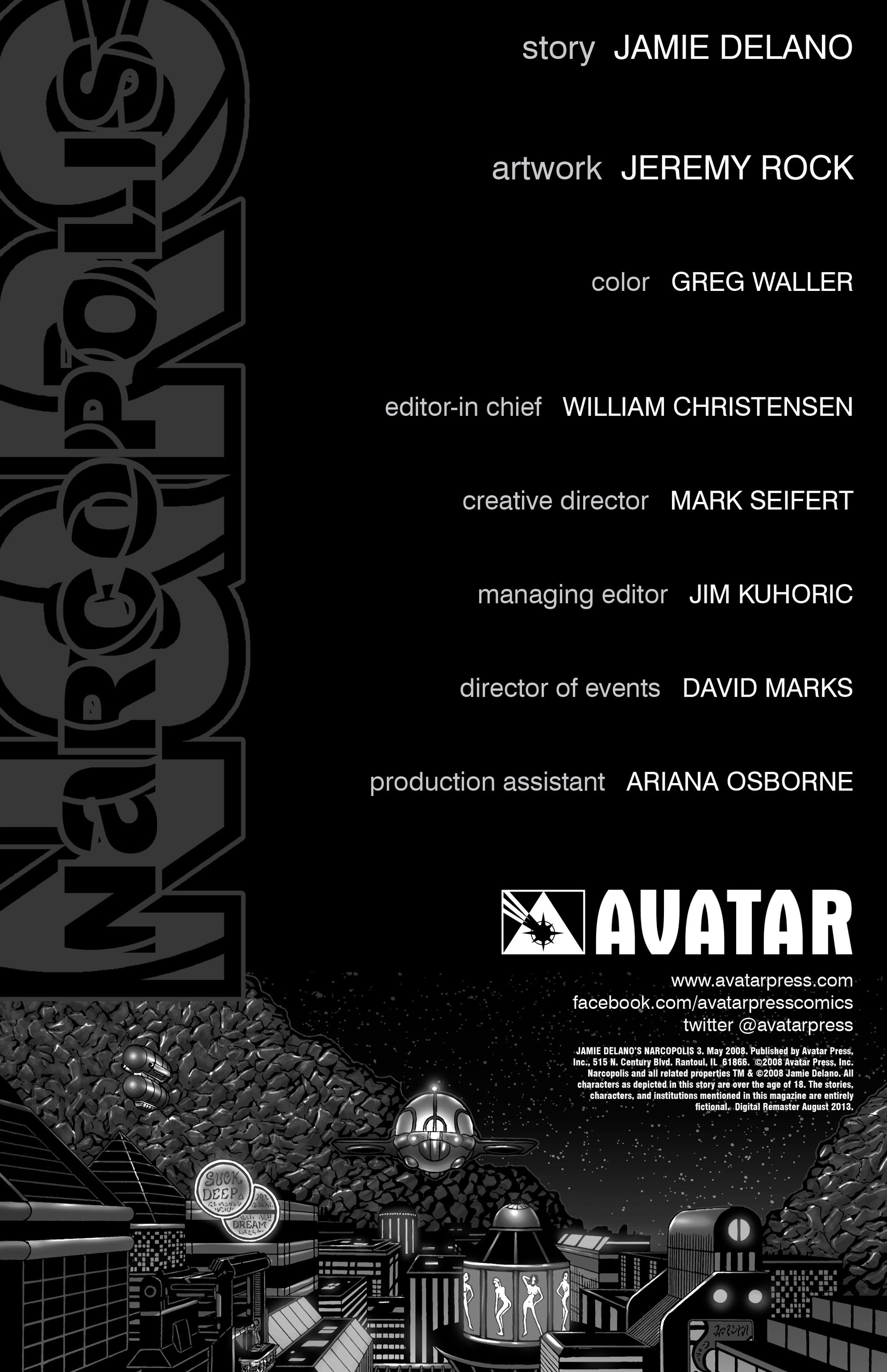 Read online Jamie Delano's Narcopolis comic -  Issue #3 - 2