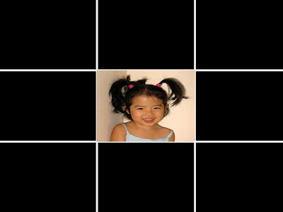 person describing metaphors using surrounding remaining boxes