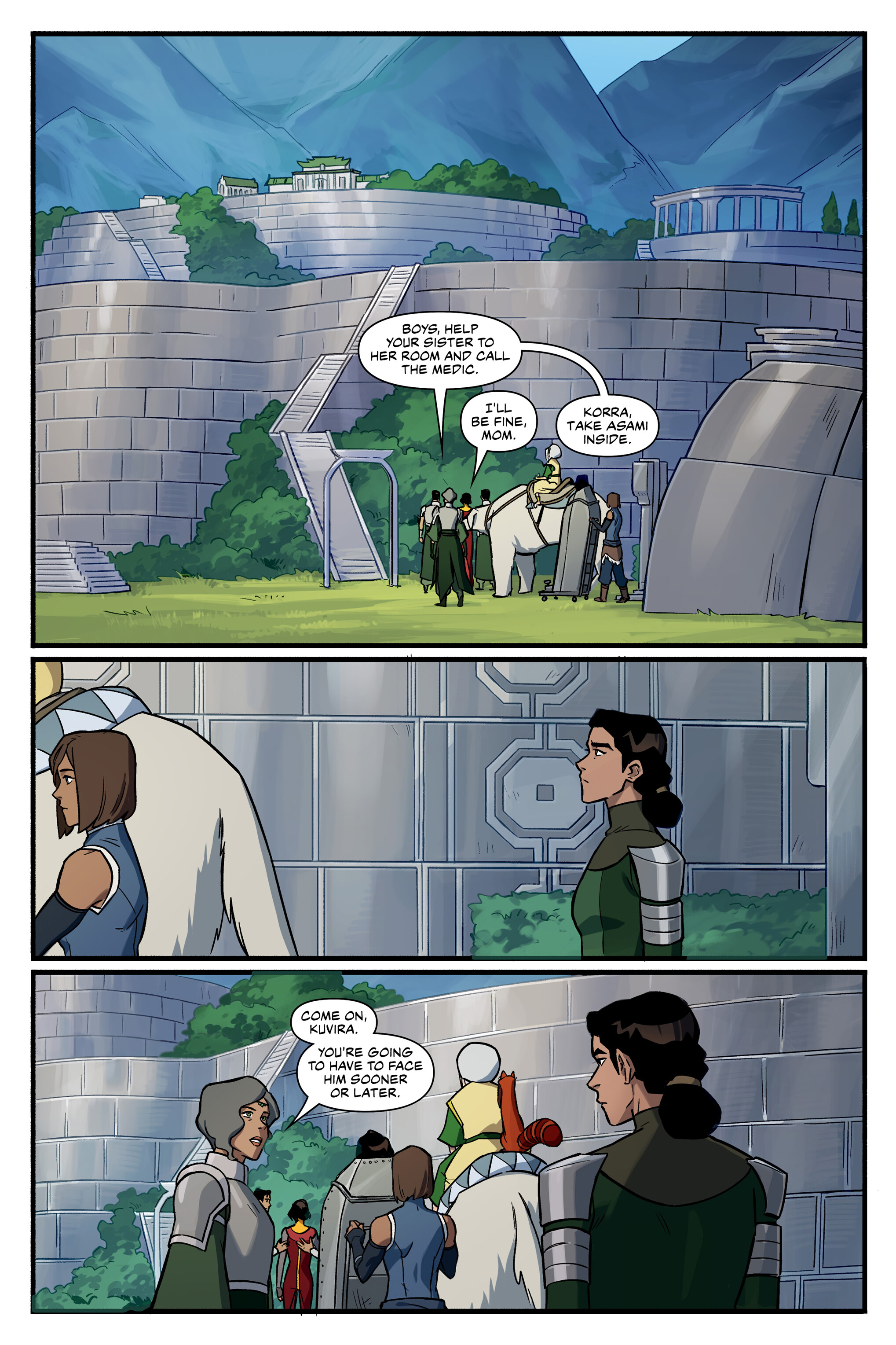 Read online Nickelodeon The Legend of Korra: Ruins of the Empire comic -  Issue # TPB 3 - 7