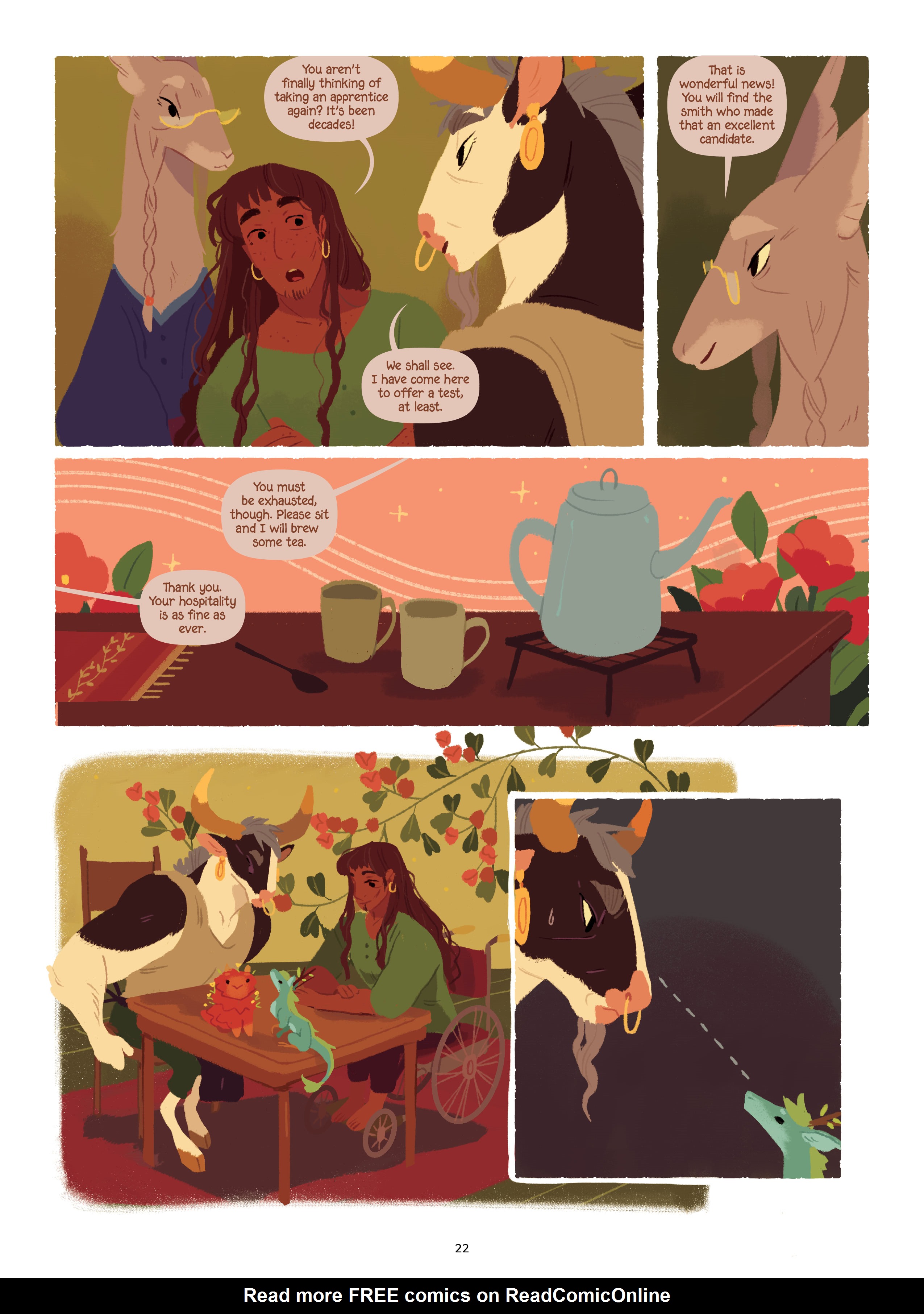 Read online The Tea Dragon Series comic -  Issue # The Tea Dragon Tapestry - 23