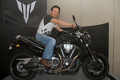 2008 Yamaha Mt-01 in India with Yamaha CEO tomotaka Ishikawa