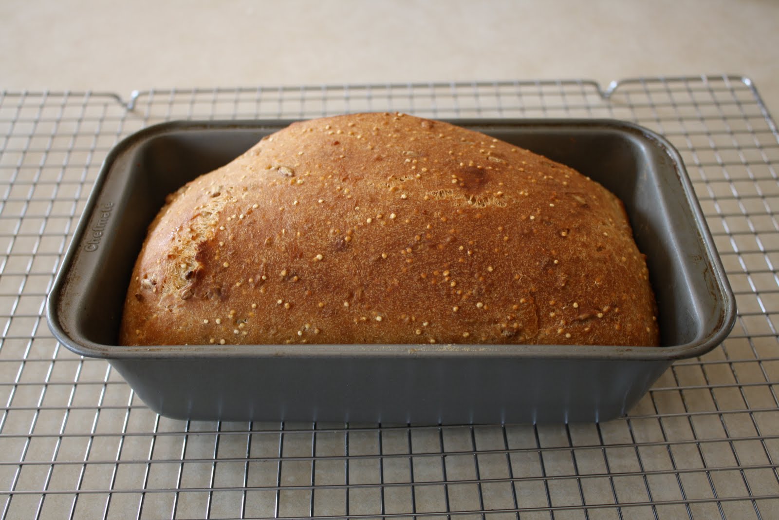 Versatile Vegetarian Kitchen Whole Wheat and Quinoa Sourdough Bread