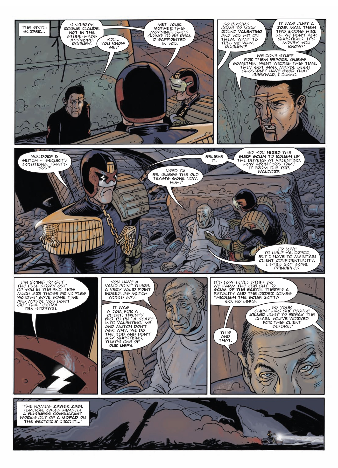 Read online Judge Dredd: Day of Chaos: Fallout comic -  Issue # TPB (Part 2) - 100