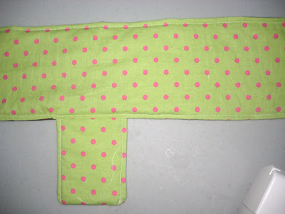 The Cozy Red Cottage: Fabric High Chair