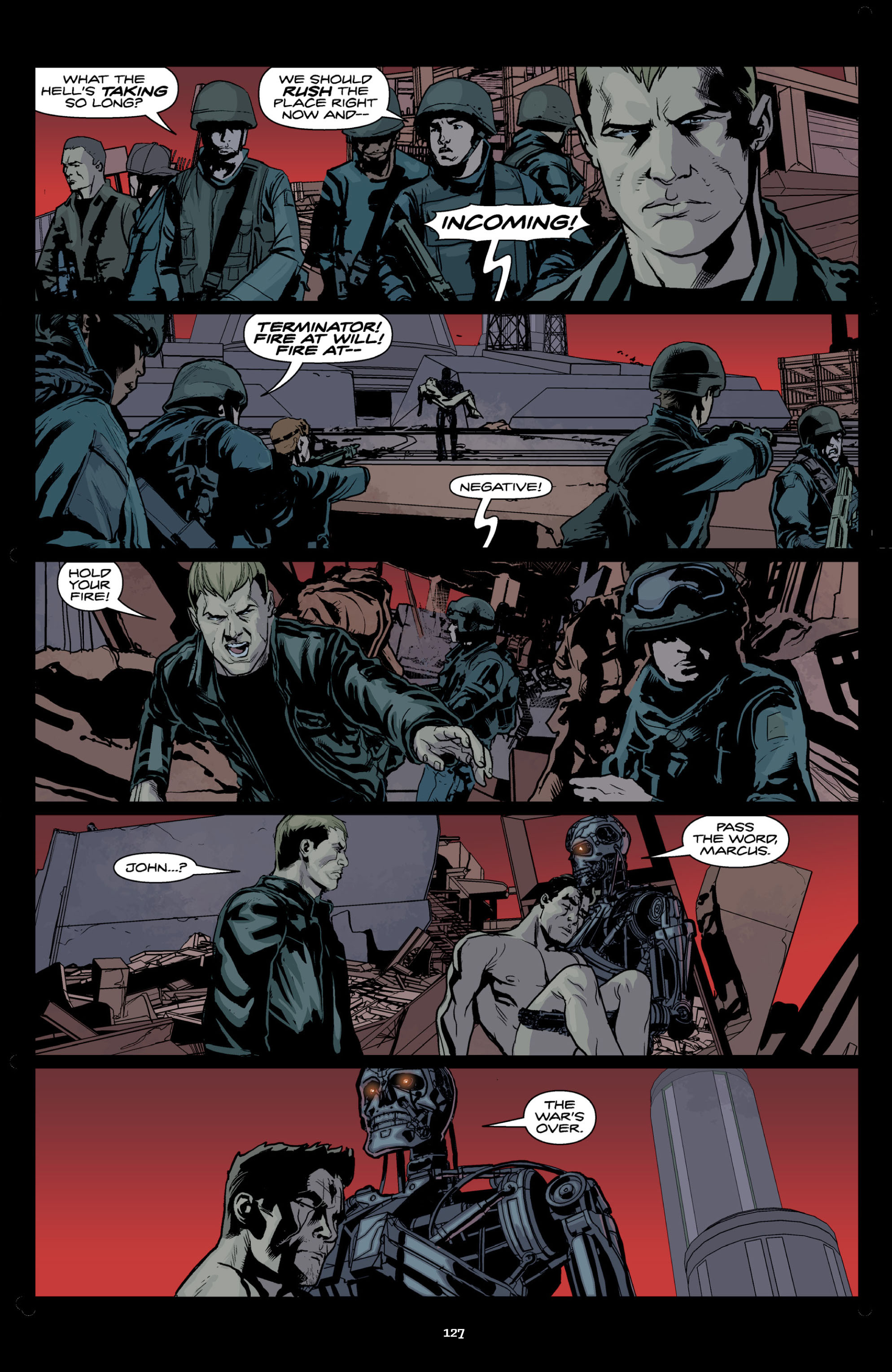 Read online Terminator Salvation: The Final Battle comic -  Issue # TPB 2 - 127