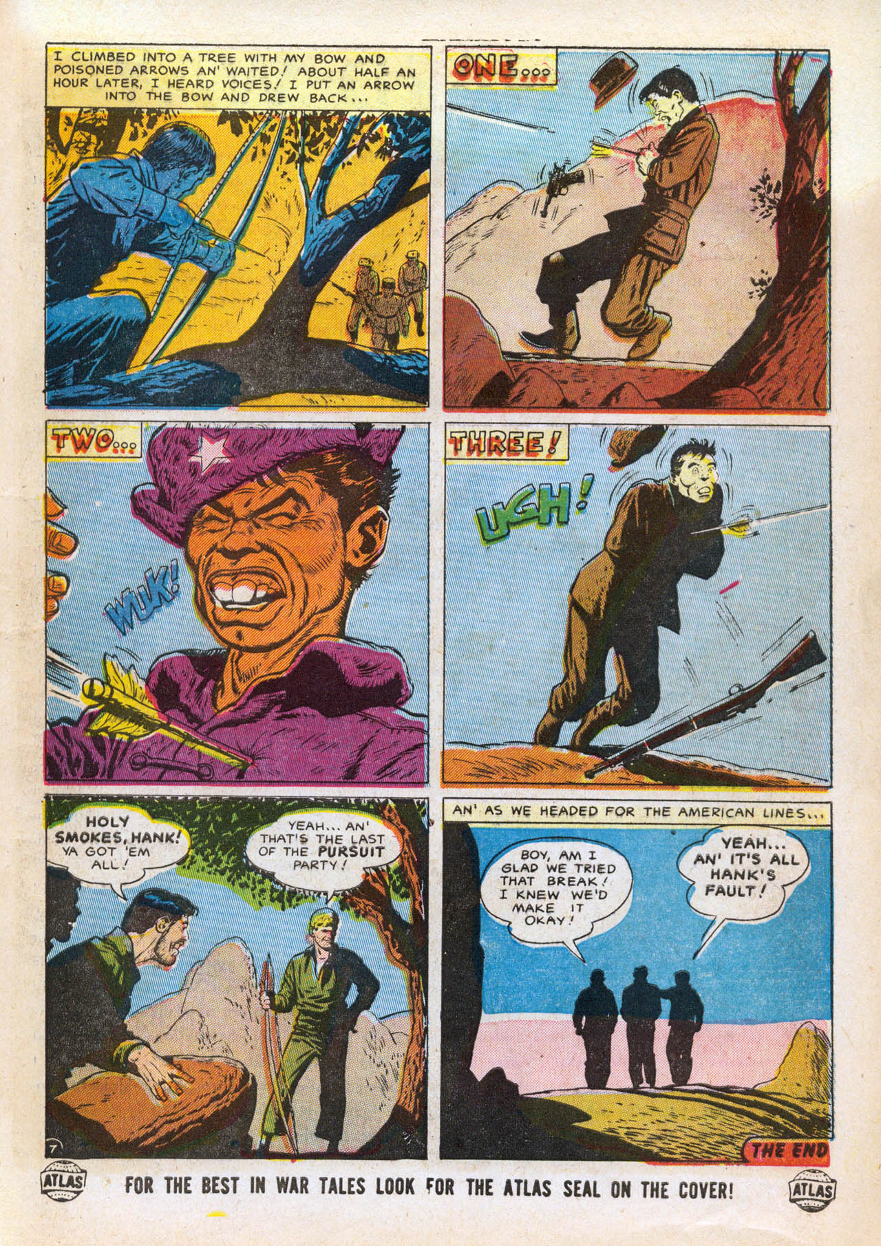 Read online War Action comic -  Issue #8 - 9