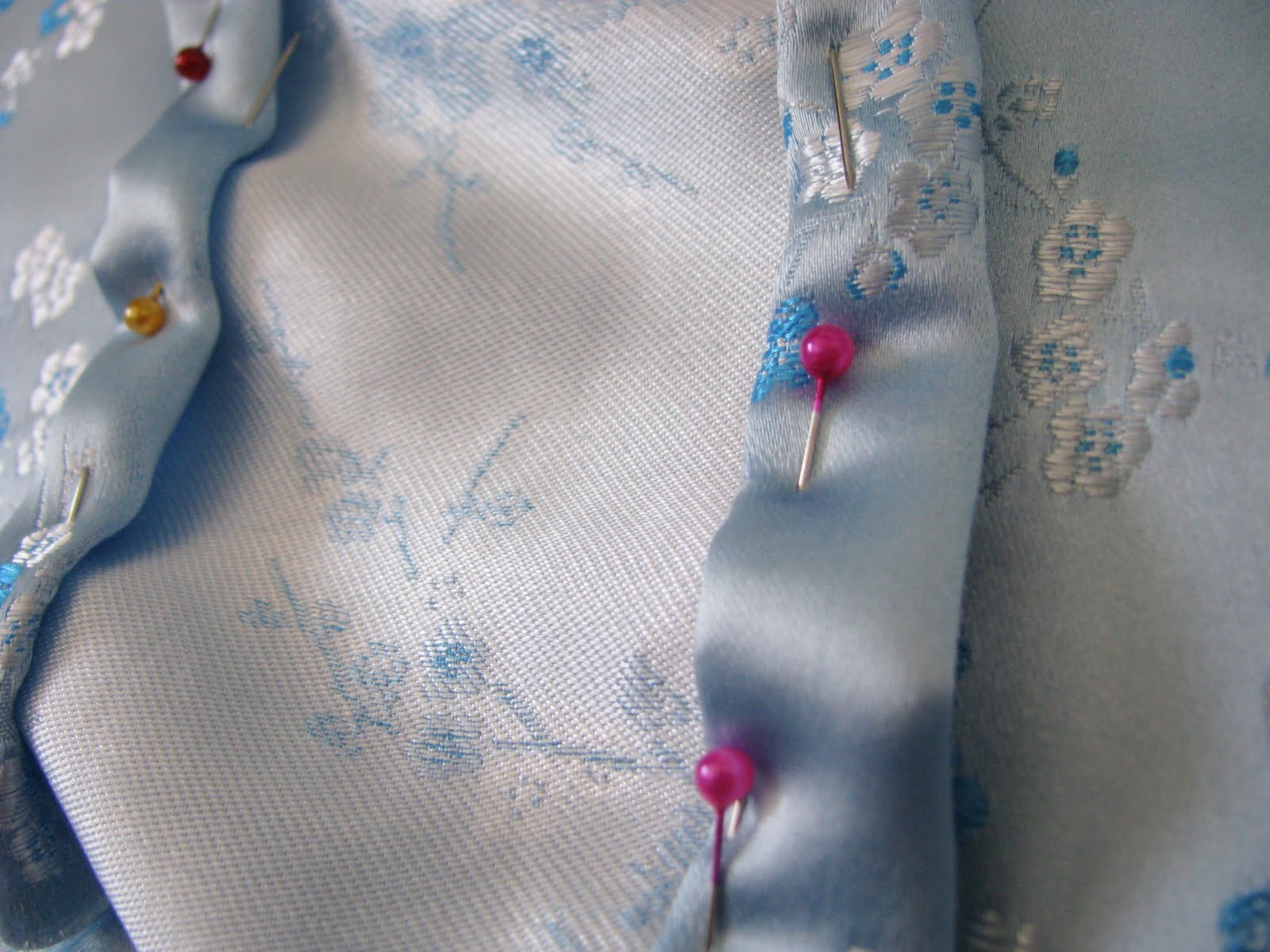 Lizzy Designs Repurposed Dress to Ruffled Cushion Cover