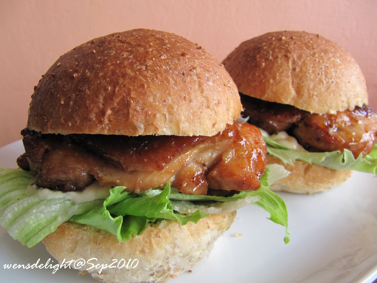 Wen's Delight Teriyaki Chicken Burger