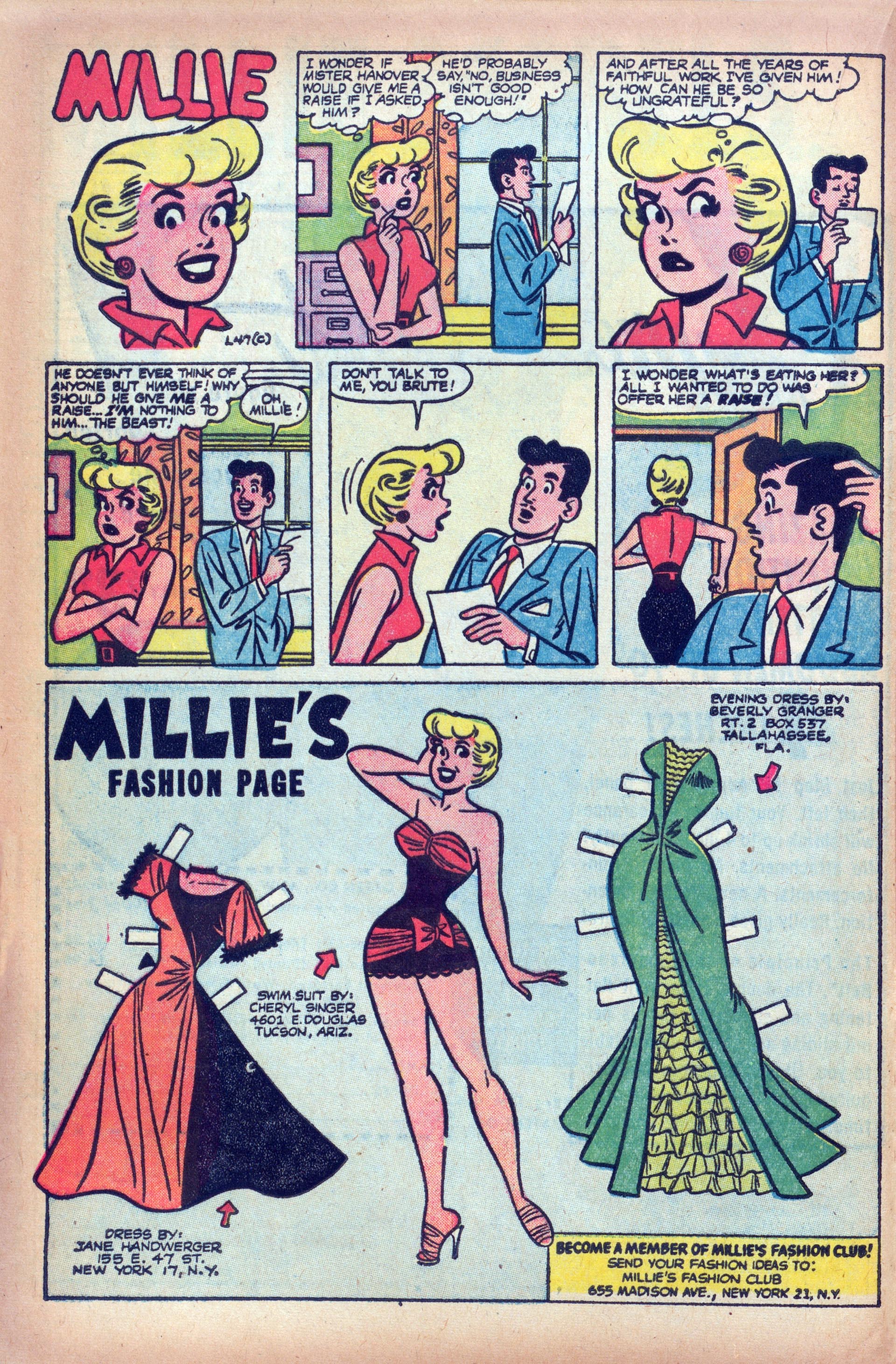 Read online Millie the Model comic -  Issue #74 - 16