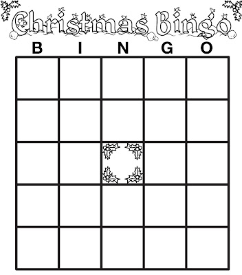 Printable blank christmas bingo cards - planetvfe
