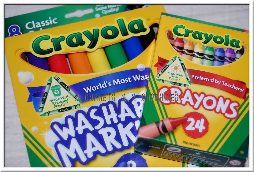 3 & 2 Sapphires Giveaway Crayola Solar Powered Crayons