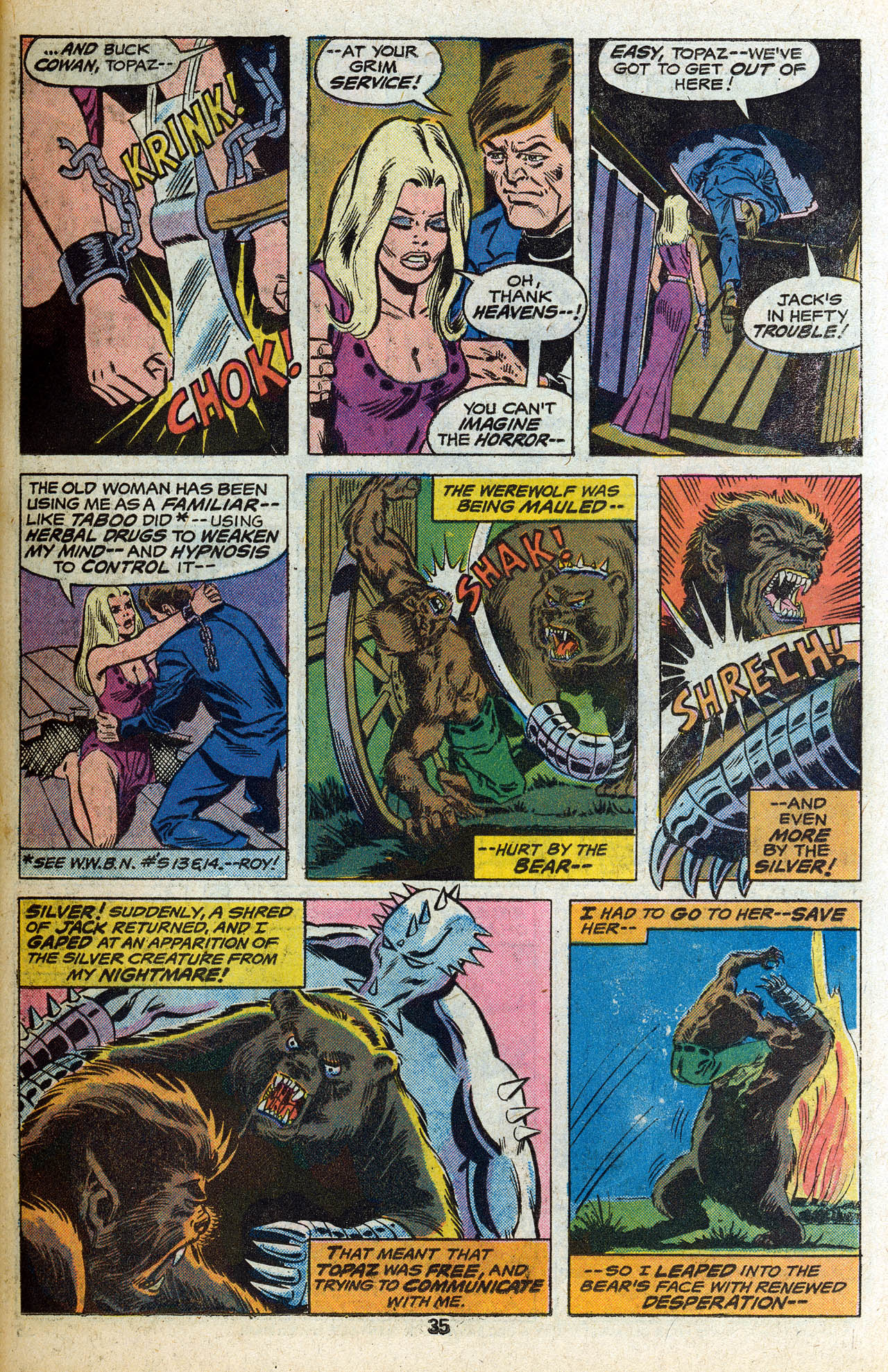 Read online Giant-Size Werewolf comic -  Issue #3 - 36