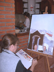 Silvi pintando