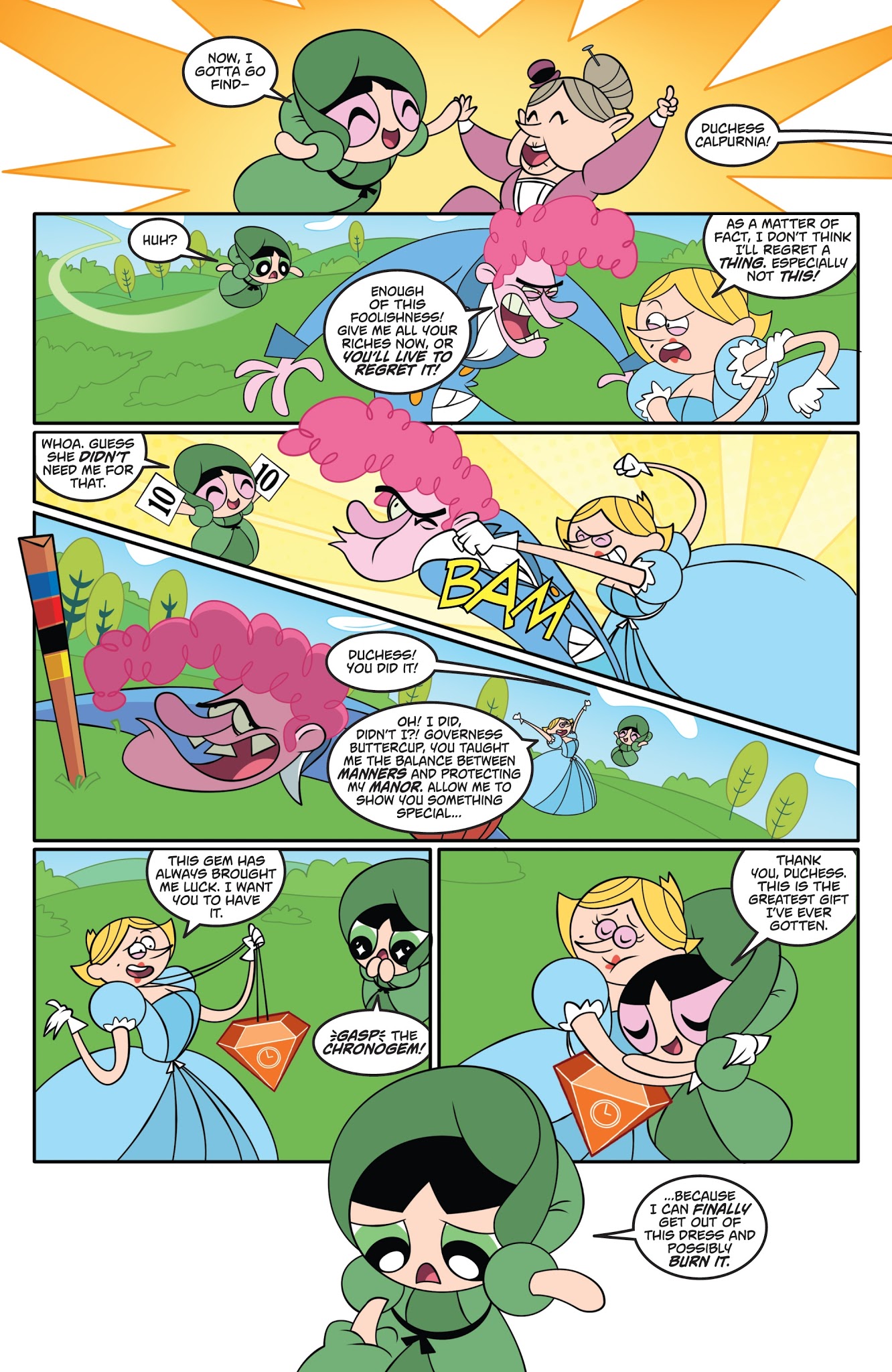 Read online Powerpuff Girls: The Time Tie comic -  Issue #3 - 17