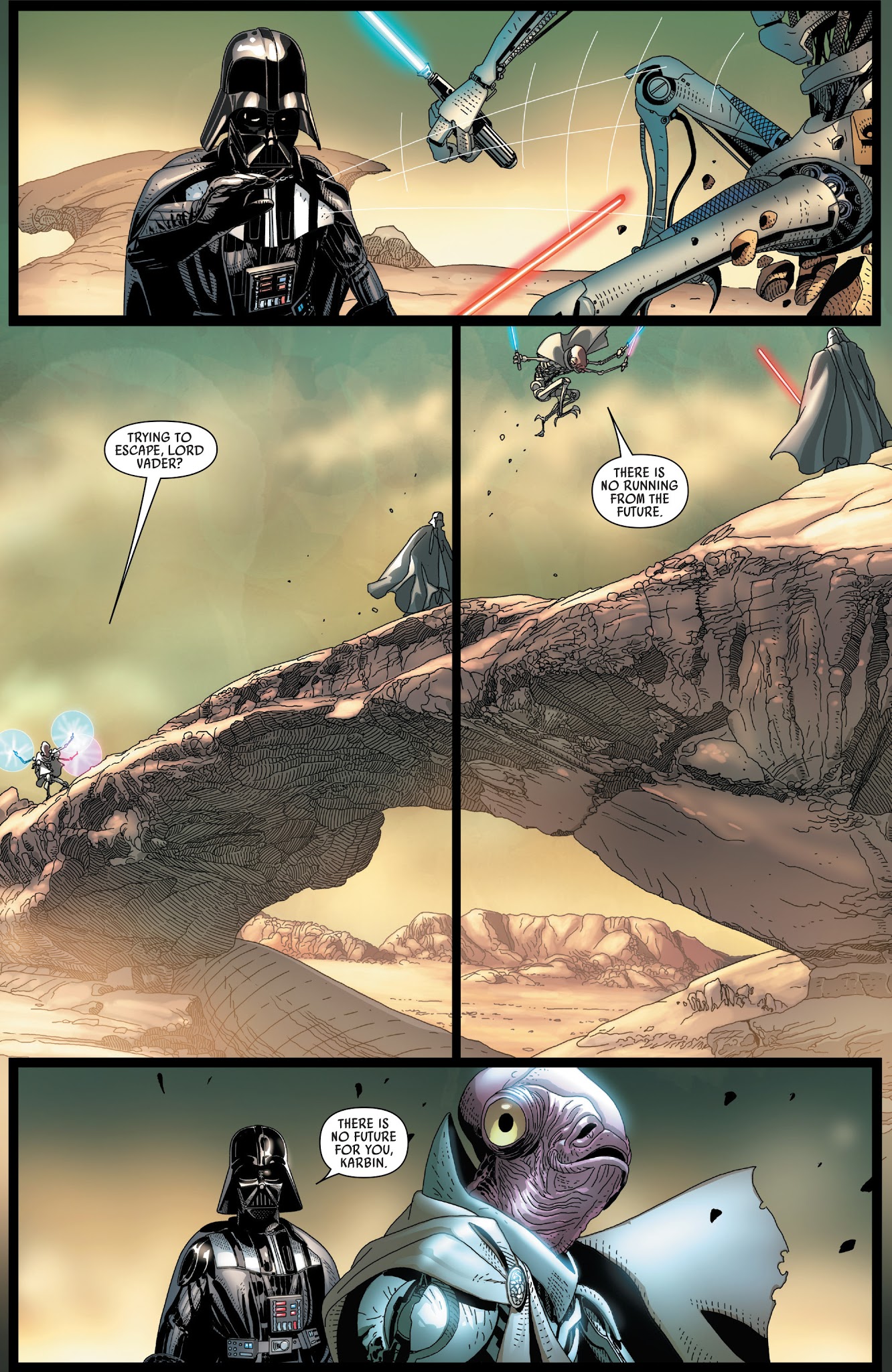 Read online Star Wars: Vader Down comic -  Issue # TPB - 134