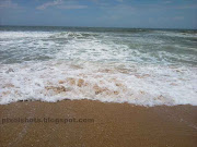 kerala beach photos in monsoon season. varkala beach waves during . (white beach waves)