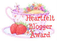 Heartfelt Blogger Award