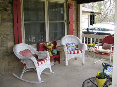 Applestone Cottage: Porch Party/ Or Spring has finally arrived in Wisc.!
