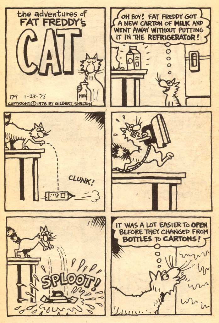 Read online Adventures of Fat Freddy's Cat comic -  Issue #4 - 31