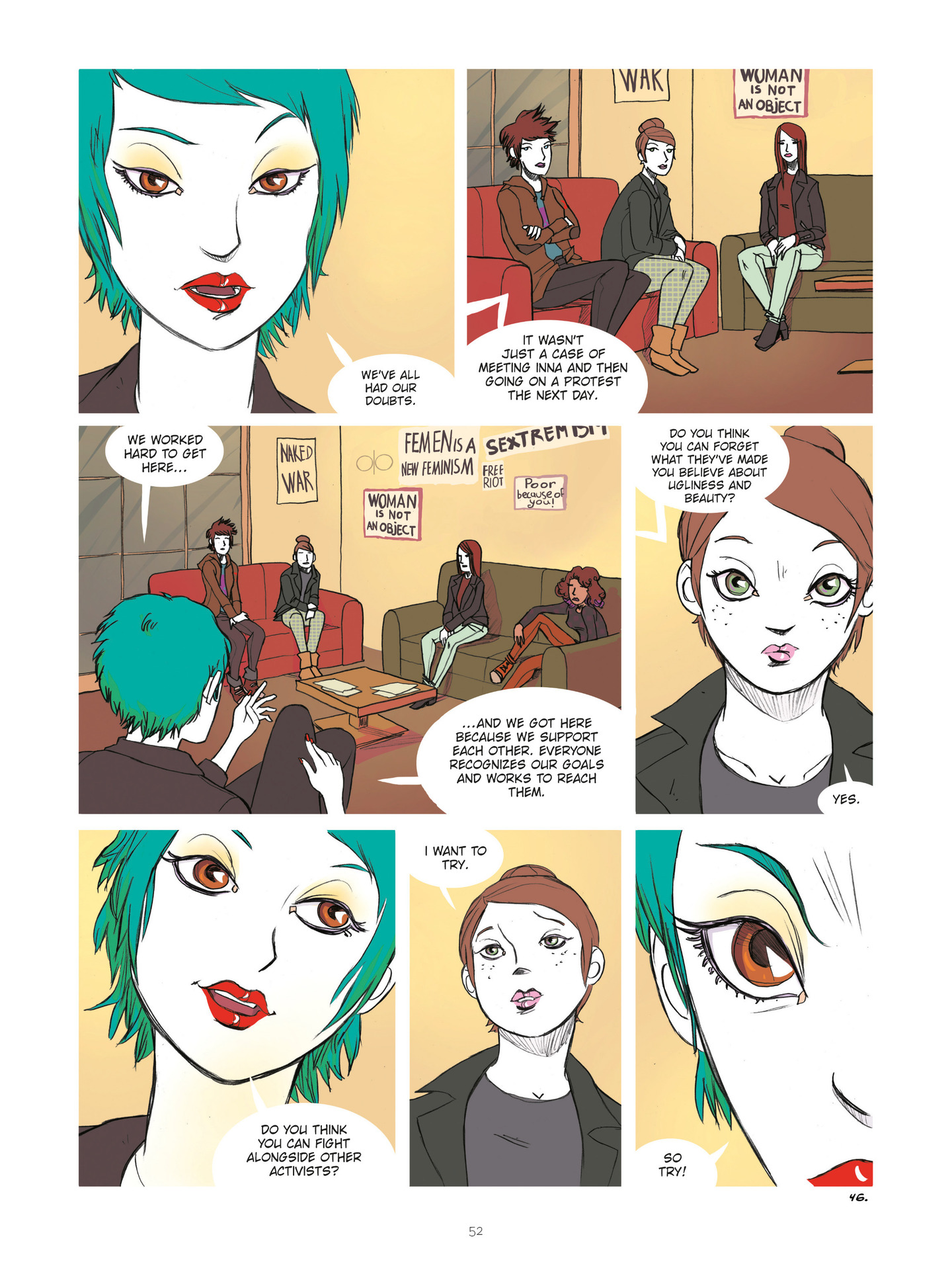 Read online Diary of A Femen comic -  Issue # TPB - 54