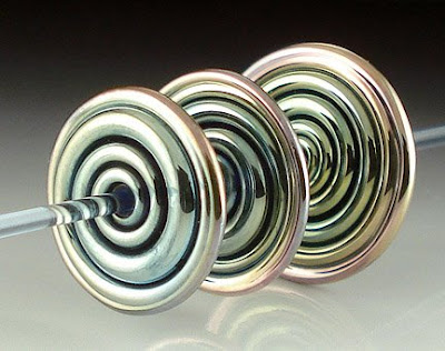 Large Triton Spiral Disk Beads