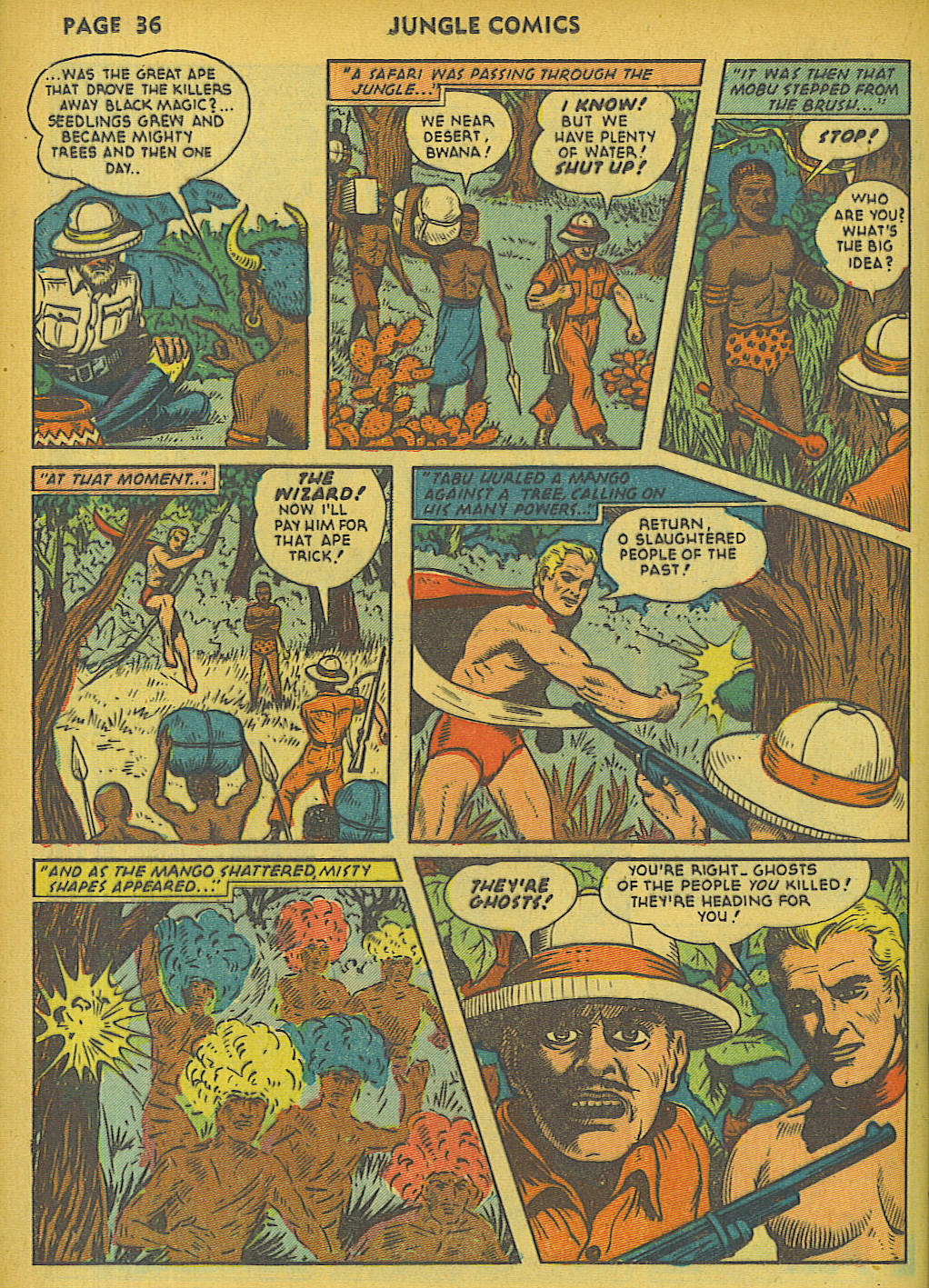 Read online Jungle Comics comic -  Issue #30 - 40