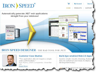 IronSpeed RAD Tool for Web Applications