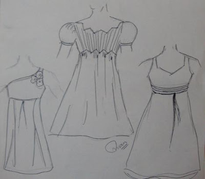 Designer Mona's Blog: Casual Dress Sketches
