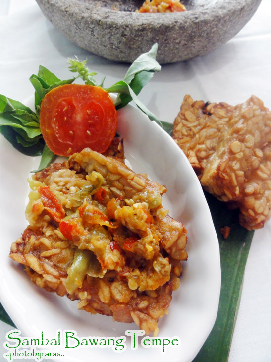 A world full of love Sambal Bawang Tempe