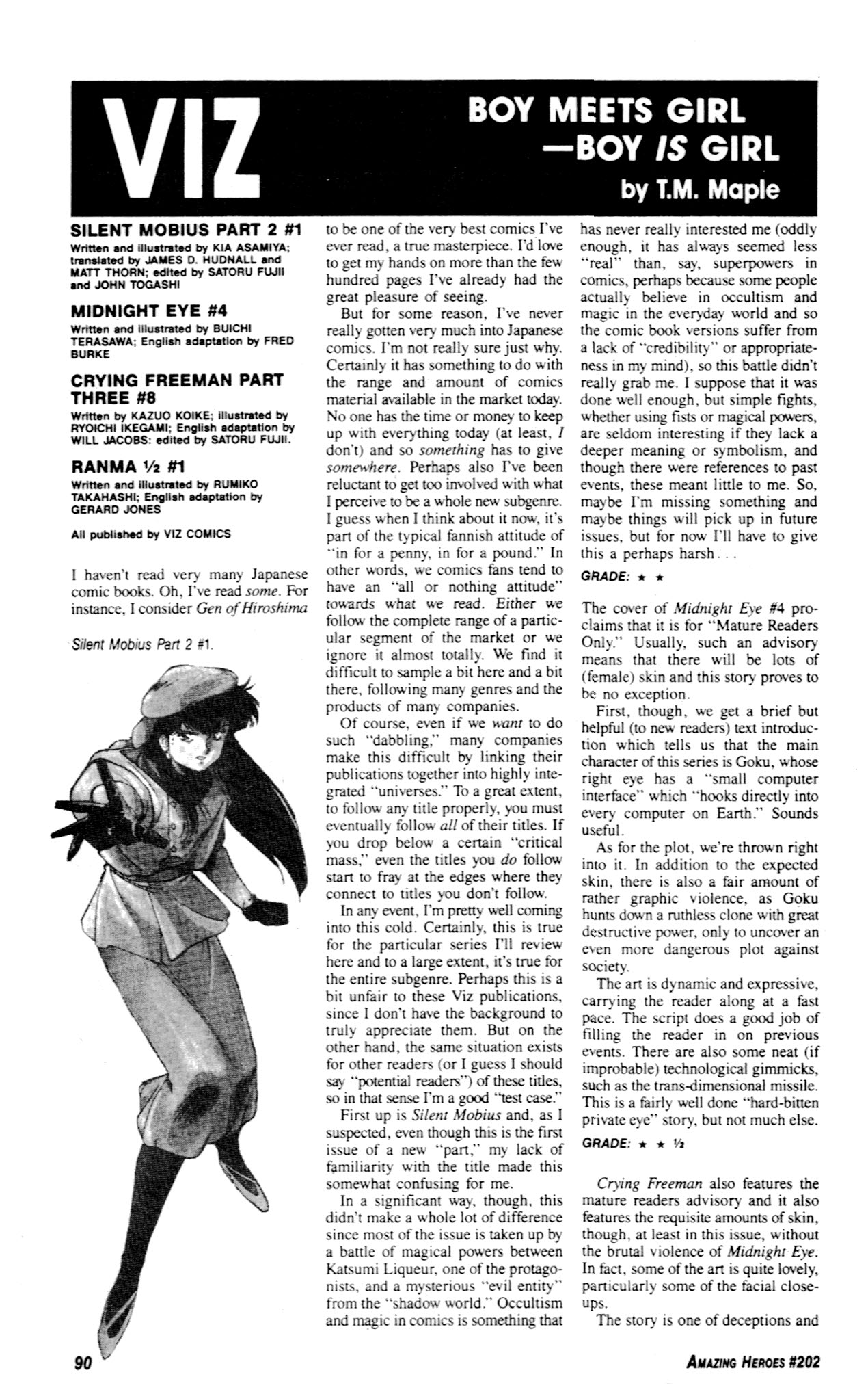 Read online Amazing Heroes comic -  Issue #202 - 88