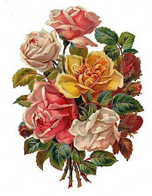 Antique Images Free Digital Flower Clip Art Dusty Pink Rose